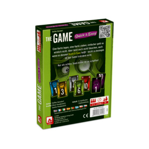 The Game – Quick and Easy DE NSV - Nürnberger Spielkarten Verlag