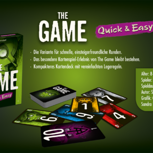 The Game – Quick and Easy DE NSV - Nürnberger Spielkarten Verlag