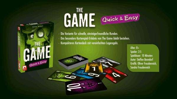The Game – Quick and Easy Grundspiel NSV - Nürnberger Spielkarten Verlag