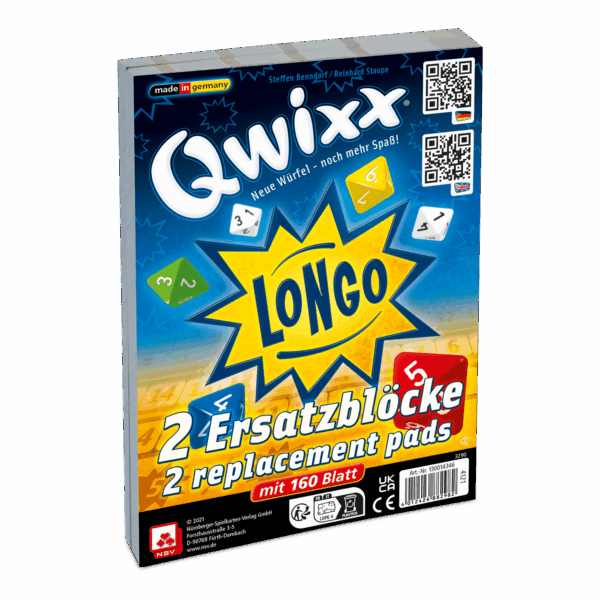Qwixx – Longo Ersatzblöcke Jugendliche NSV - Nürnberger Spielkarten Verlag