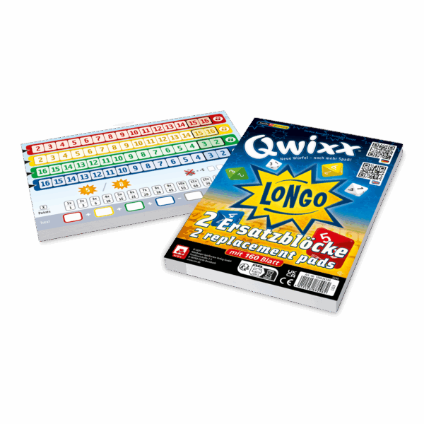 Qwixx – Longo Ersatzblöcke Jugendliche NSV - Nürnberger Spielkarten Verlag