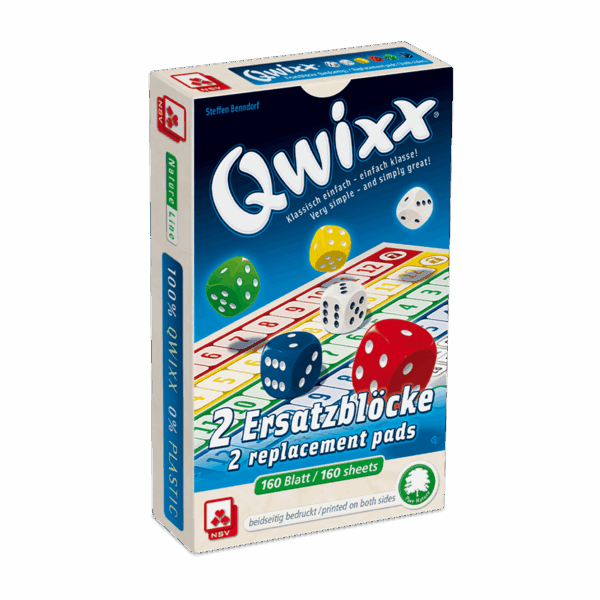 Qwixx – Natureline Ersatzblöcke Jugendliche NSV - Nürnberger Spielkarten Verlag