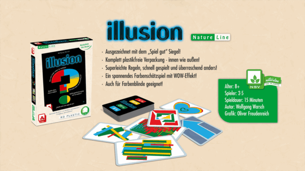 Illusion – Natureline ab 8 Jahren NSV - Nürnberger Spielkarten Verlag