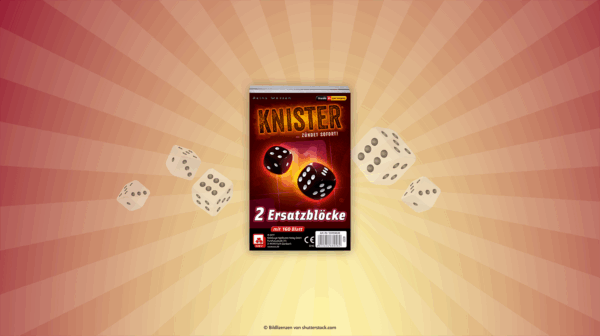 Knister Ersatzblöcke Nürnberger-Spielkarten-Verlag GmbH NSV - Nürnberger Spielkarten Verlag