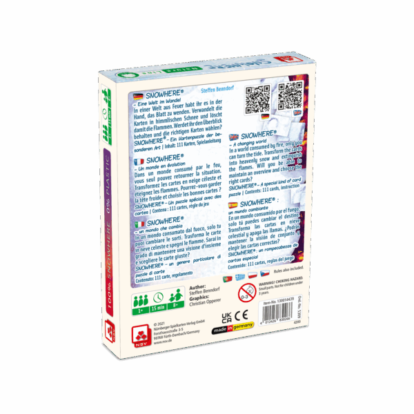 Snowhere – Natureline Party games NSV - Nürnberger Spielkarten Verlag