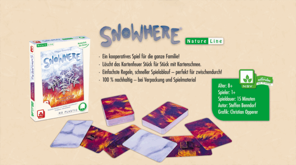 Snowhere – Natureline Party games NSV - Nürnberger Spielkarten Verlag
