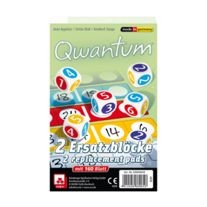 Qwantum Ersatzblöcke Ersatzblock NSV - Nürnberger Spielkarten Verlag