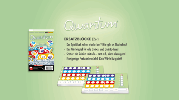 Qwantum Ersatzblöcke Erwachsene NSV - Nürnberger Spielkarten Verlag