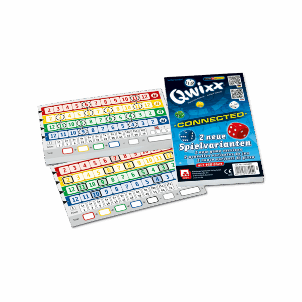 Qwixx – Connected Zusatzblöcke Erwachsene NSV - Nürnberger Spielkarten Verlag