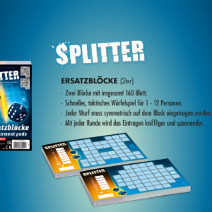 Splitter Ersatzblöcke Jugendliche NSV - Nürnberger Spielkarten Verlag