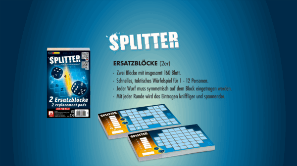 Splitter Ersatzblöcke Jugendliche NSV - Nürnberger Spielkarten Verlag