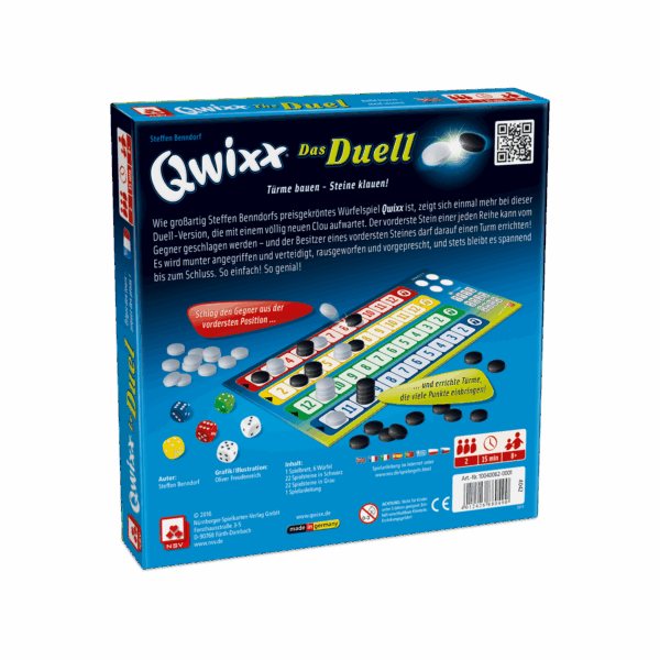 Qwixx – Das Duell FR NSV - Nürnberger Spielkarten Verlag