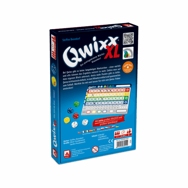 Qwixx XL Spiele NSV - Nürnberger Spielkarten Verlag
