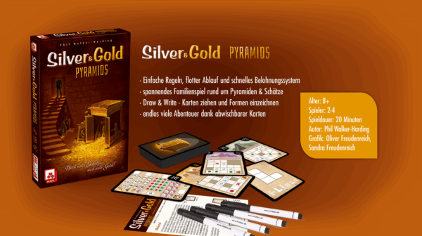 Silver & Gold – Pyramids NSV - Nürnberger Spielkarten Verlag