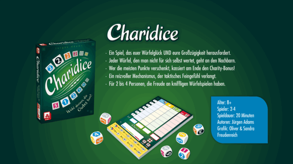 Charidice Würfelspiele NSV - Nürnberger Spielkarten Verlag