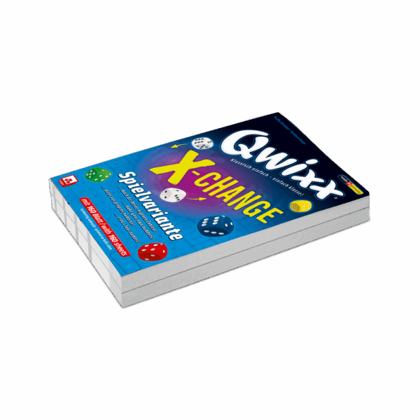 Qwixx – X-Change Zusatzblöcke Ersatzblock NSV - Nürnberger Spielkarten Verlag