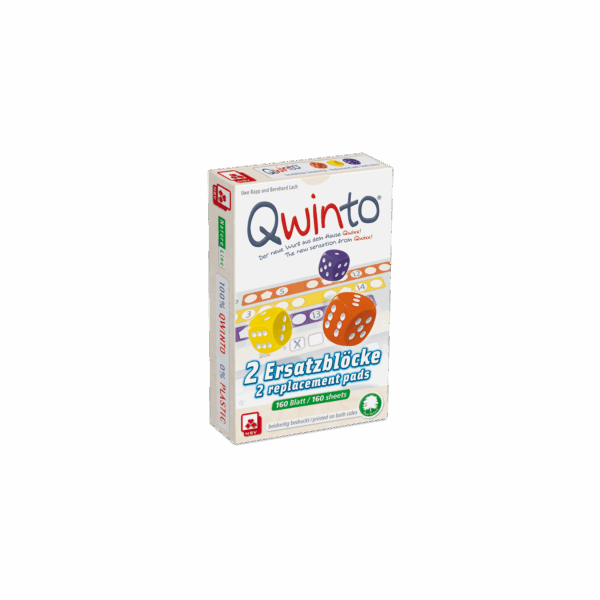 Qwinto – Natureline Ersatzblöcke ab 8 Jahren NSV - Nürnberger Spielkarten Verlag